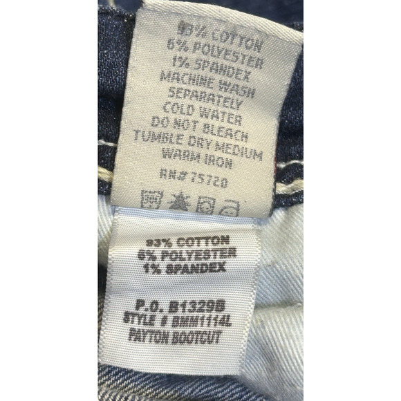 BKE Payton Jeans Womens Blue Measures 31X33 Distressed Tag Sz 27x33.5 Bootcut - Picture 8 of 9